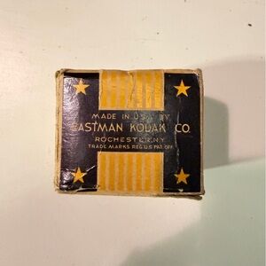 Vintage Kodak Baby Brownie Camera w/ Original Box – Art Deco Film Camera